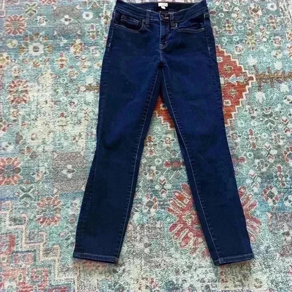 J Crew dark rinse jeans
